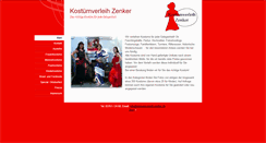 Desktop Screenshot of kostuemverleih-zenker.de
